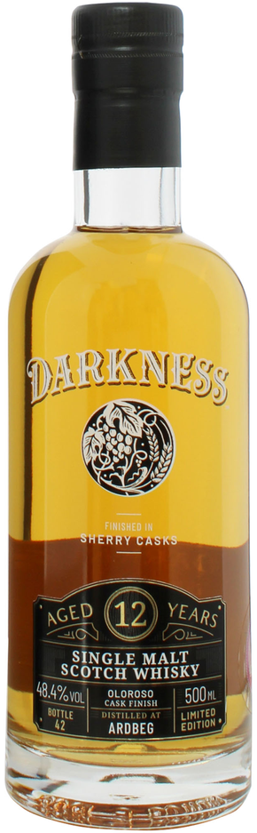 Darkness 12 Year Old Ardbeg Oloroso Finish Peated Whisky 500ml