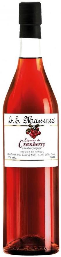 Massenez Cranberry Liqueur 700ml