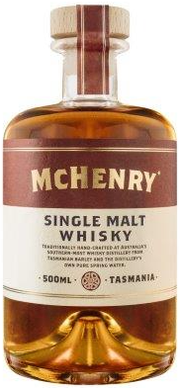 McHenry Distillery 10 Year Old Rare American Oak Single Malt Whisky 500ml