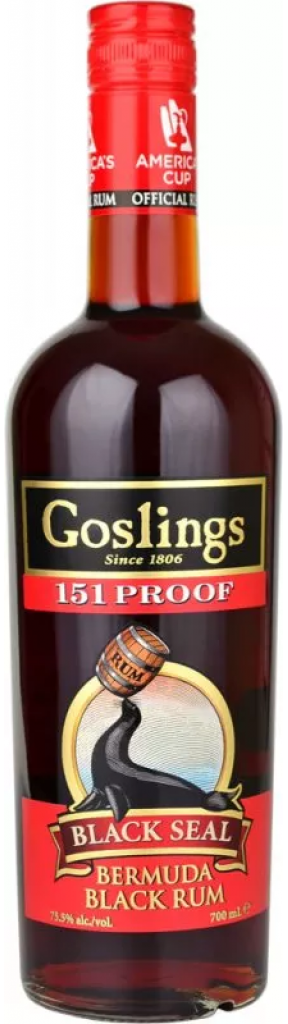 Goslings Black Seal 151 Proof Rum 700ml
