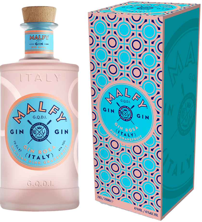 Malfy Gin Rosa & Gift Box 700ml