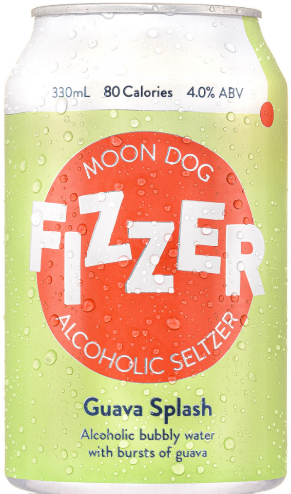Moon Dog Fizzer Guava Splash Seltzer 330ml