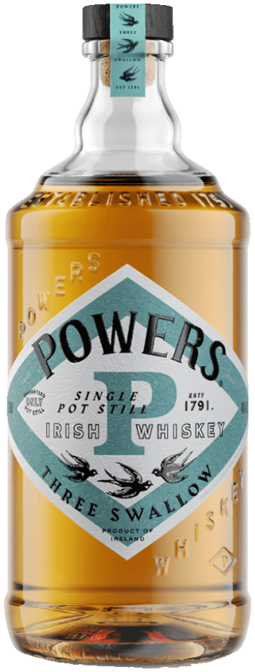 Powers 3 Swallow Irish Whiskey 700ml