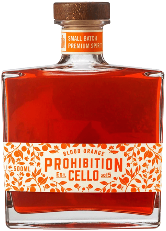 Prohibition Cello Blood Orange Liquor 500ml