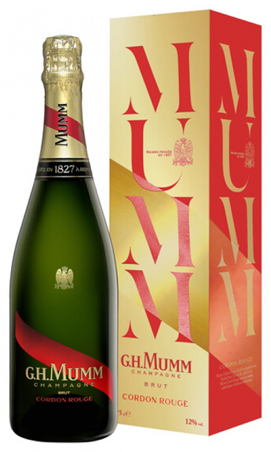 Mumm Cordon Rouge NV Champagne & Gift Box 750ml