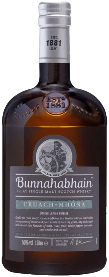 Bunnahabhain Cruach Mhona Single Malt Whisky 1L