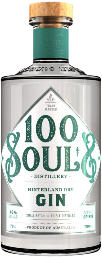 100 Souls Hinterland Gin 700ml