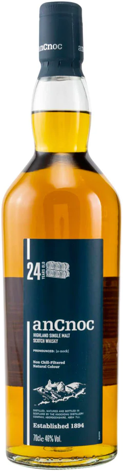 Ancnoc 24 Year Old Single Malt Scotch Whisky 700ml