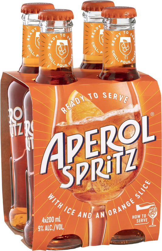 Aperol Spritz RTS 4 Pack 200ml