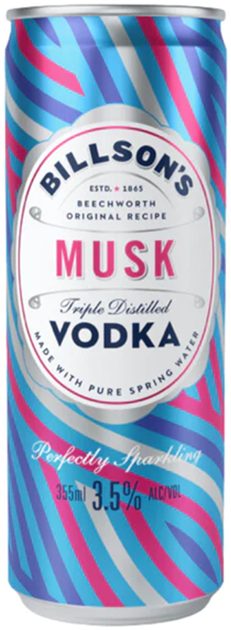 Billson's Vodka With Musk 355ml