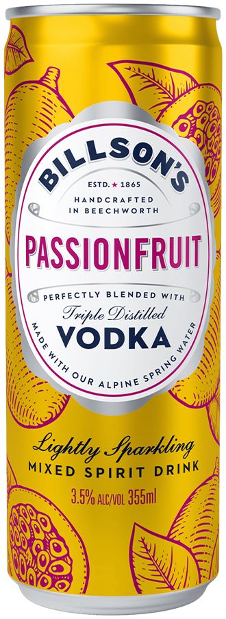 Billson's Vodka With Passionfruit 355ml