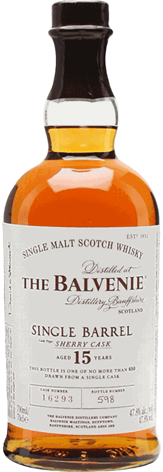 The Balvenie Single Barrel Sherry Cask Aged 15 Years 700ml