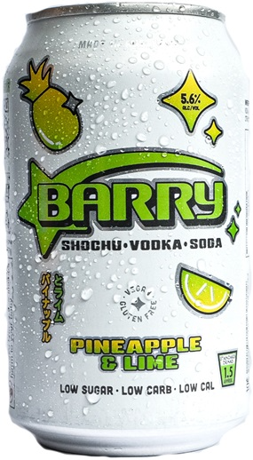 Barry Pineapple & Lime 330ml