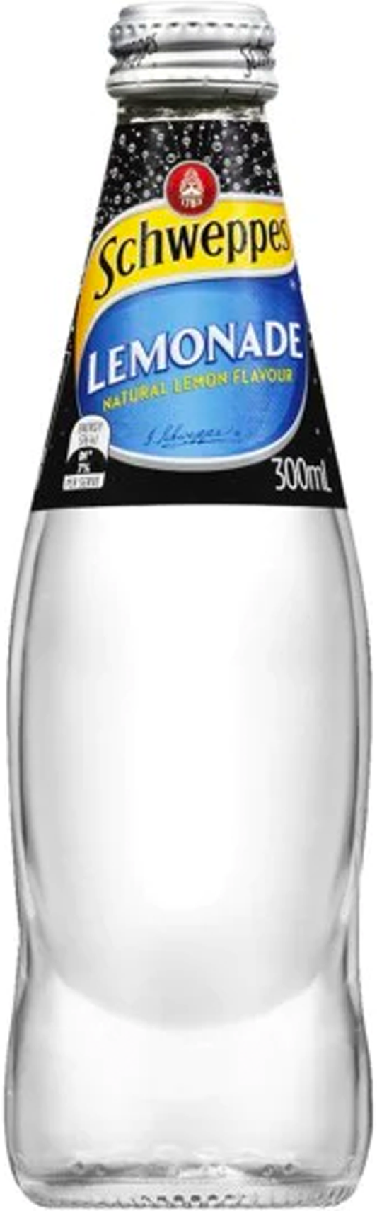 Schweppes Lemonade Glass Bottle 300ml