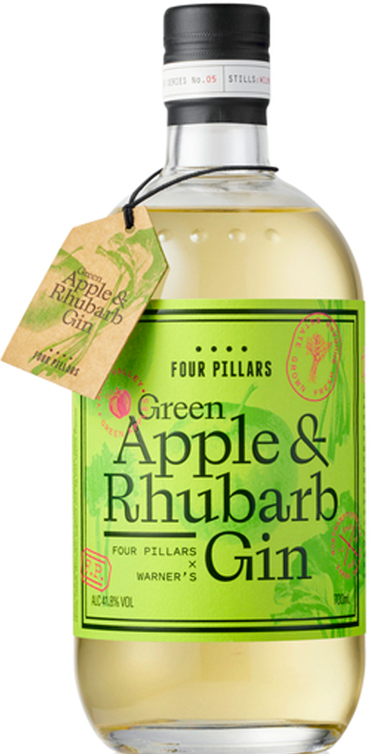 Four Pillars X Warner's Distillery Green Apple & Rhubarb Gin 700ml