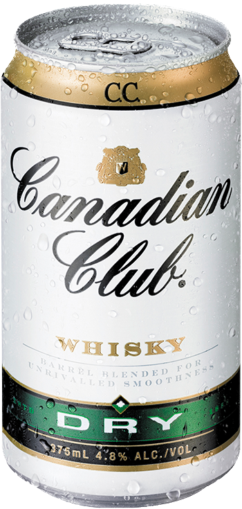 Canadian Club Whisky & Dry 10 Pack Can 375ml