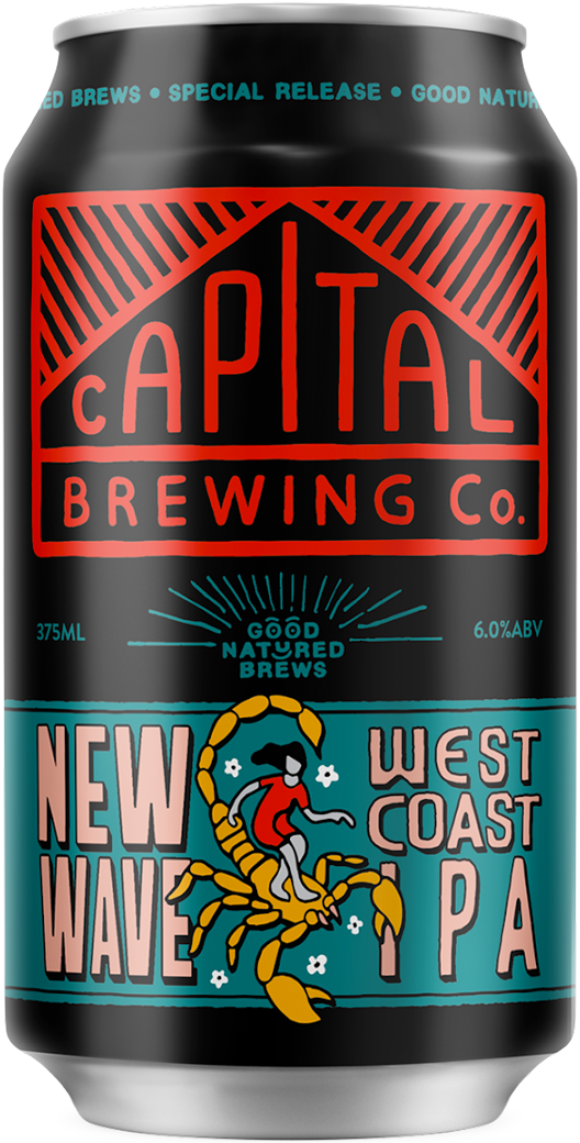 Capital Brewing Co New Wave West Coast IPA 375ml