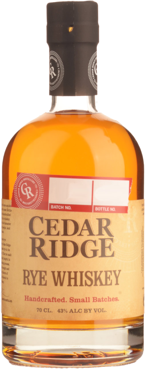 Cedar Ridge Rye Whiskey 700ml