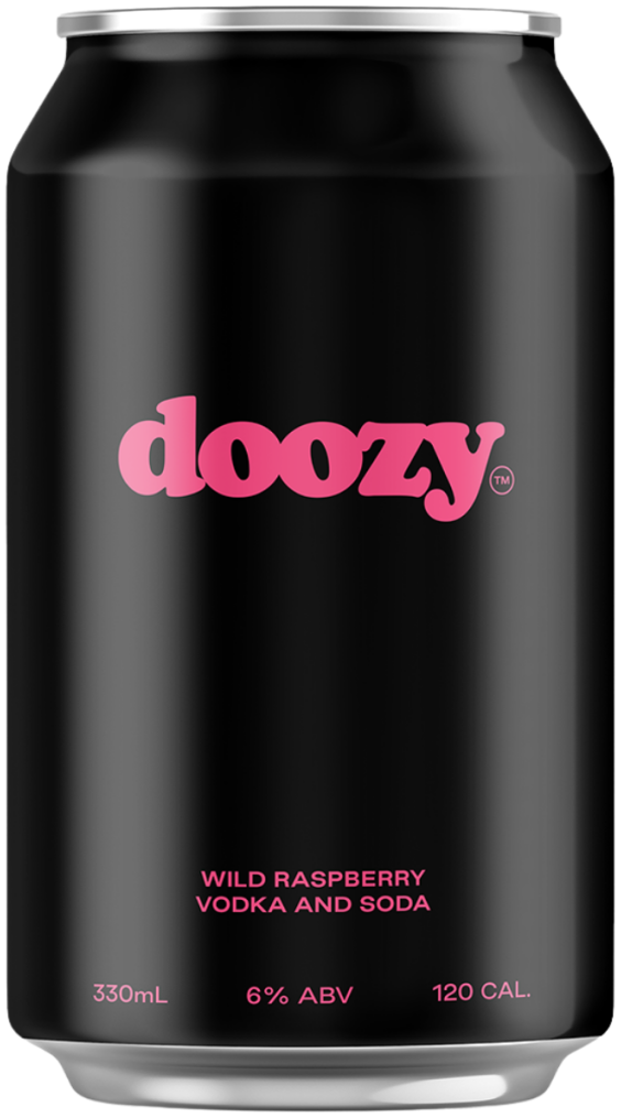 Doozy Wild Raspberry Vodka & Soda 30 Pack Cans 330ml