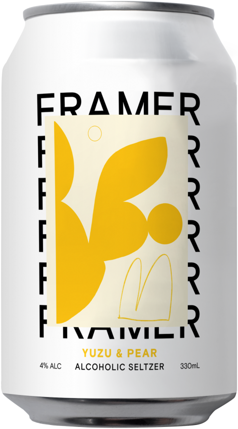 Framer Yuzu & Pear Seltzer 330ml