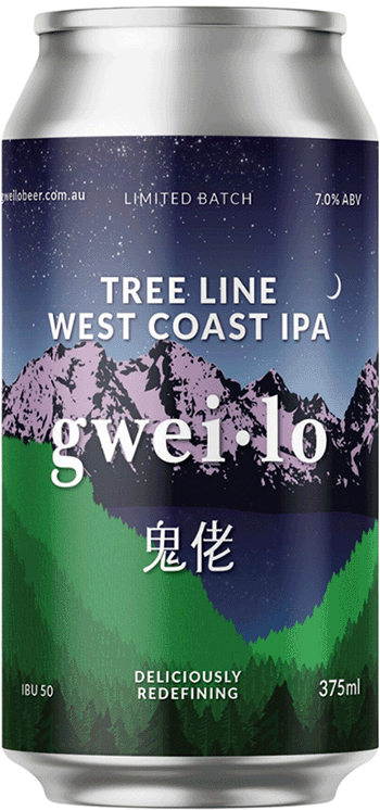 Gweilo Treeline West Coast IPA 375ml