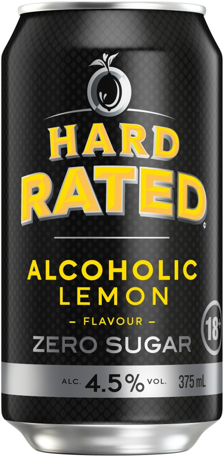 Hard Rated Lemon Zero Sugar 30 Pack 375ml