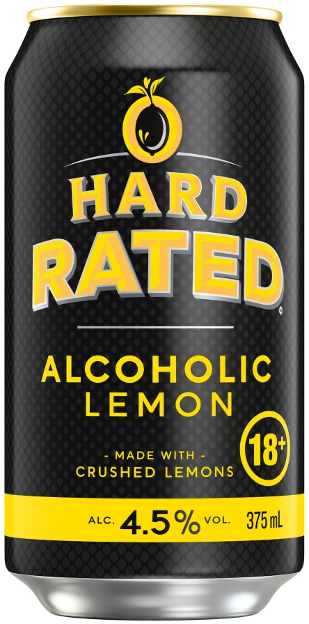 Hard Rated Lemon 4.5% 24 Pack 375ml