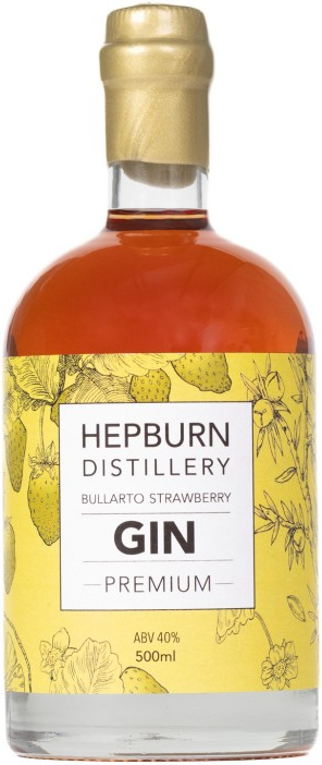 Hepburn Distillery Bullarto Strawberry Gin 500ml