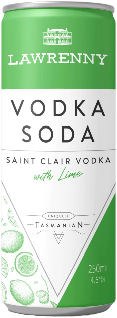 Lawrenny Vodka Soda Lime 250ml