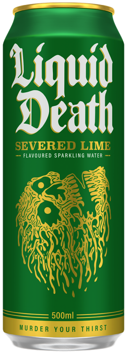 Liquid Death Sparkling Water, Severed Lime 500ml