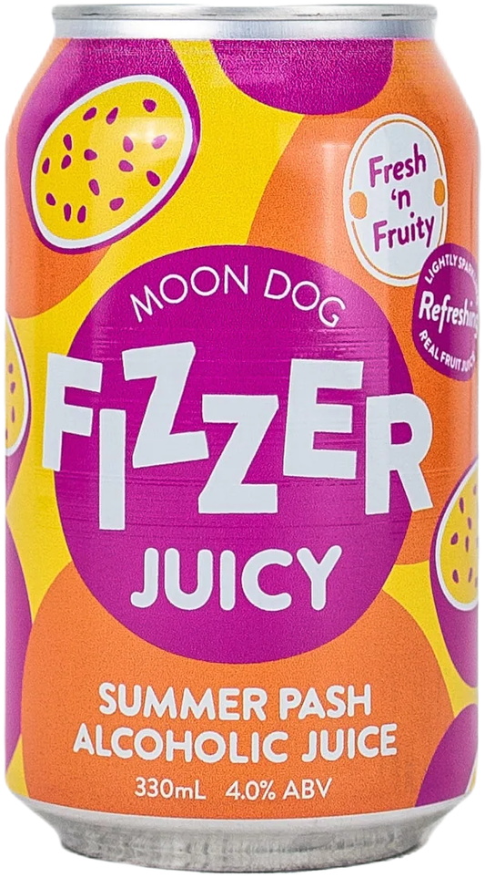 Moon Dog Fizzer Juicy Summer Pash 330ml