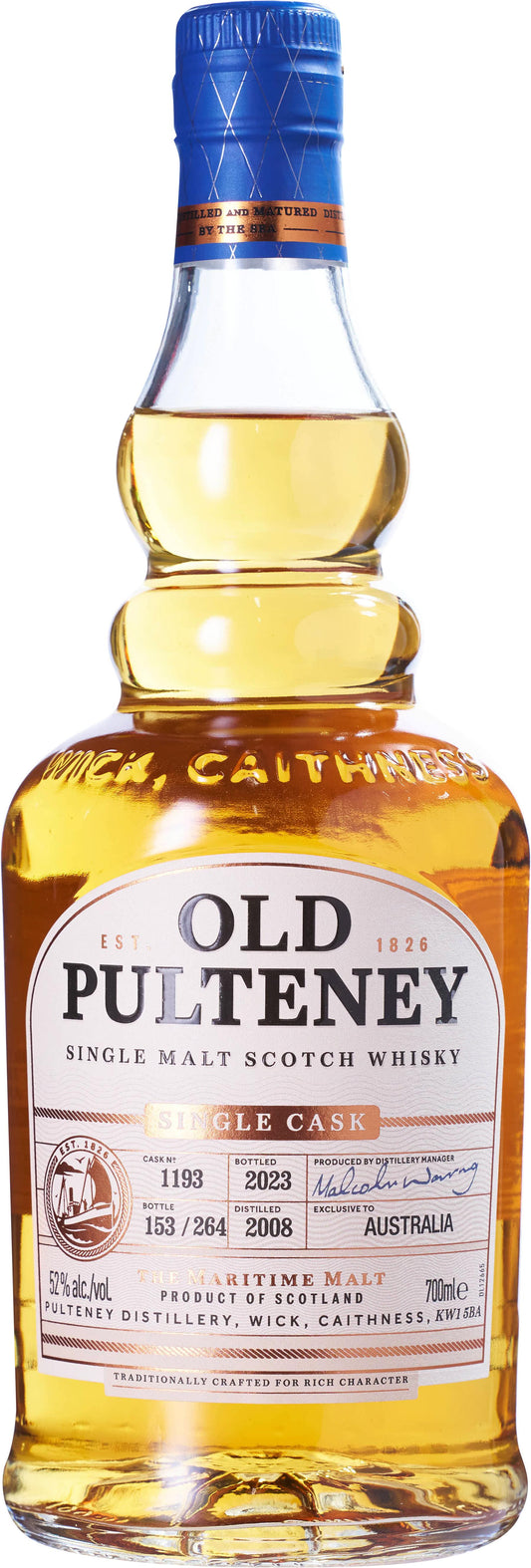 Old Pulteney 15 Year Old Single Cask 1193 Single Malt Whisky 700ml