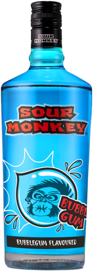 Sour Monkey Bubblegum 750ml