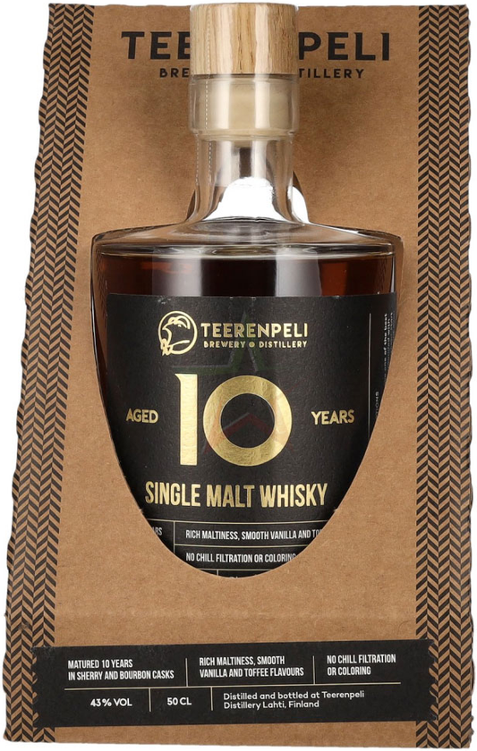 Teerenpeli 10 Year Old Single Malt Finnish Whisky 500ml