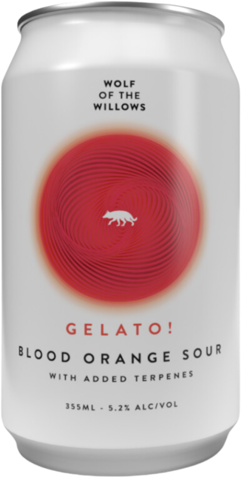 Wolf Of The Willows Gelato! Blood Orange Sour 355ml